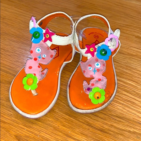 Oilily~Size 9~Purr-y Cat Sandals 🐱Shoes~ - Picture 4 of 9